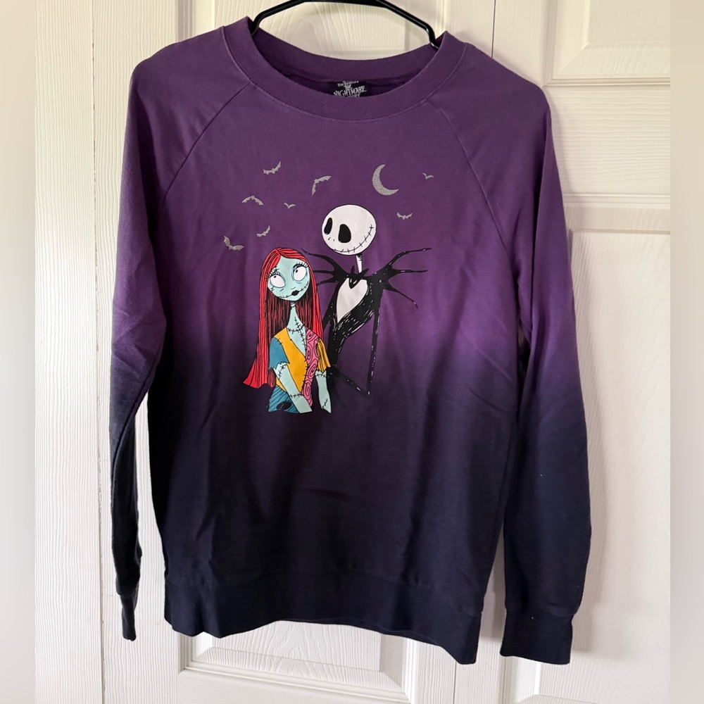 Disney Purple The Nightmare Before Christmas Pullover